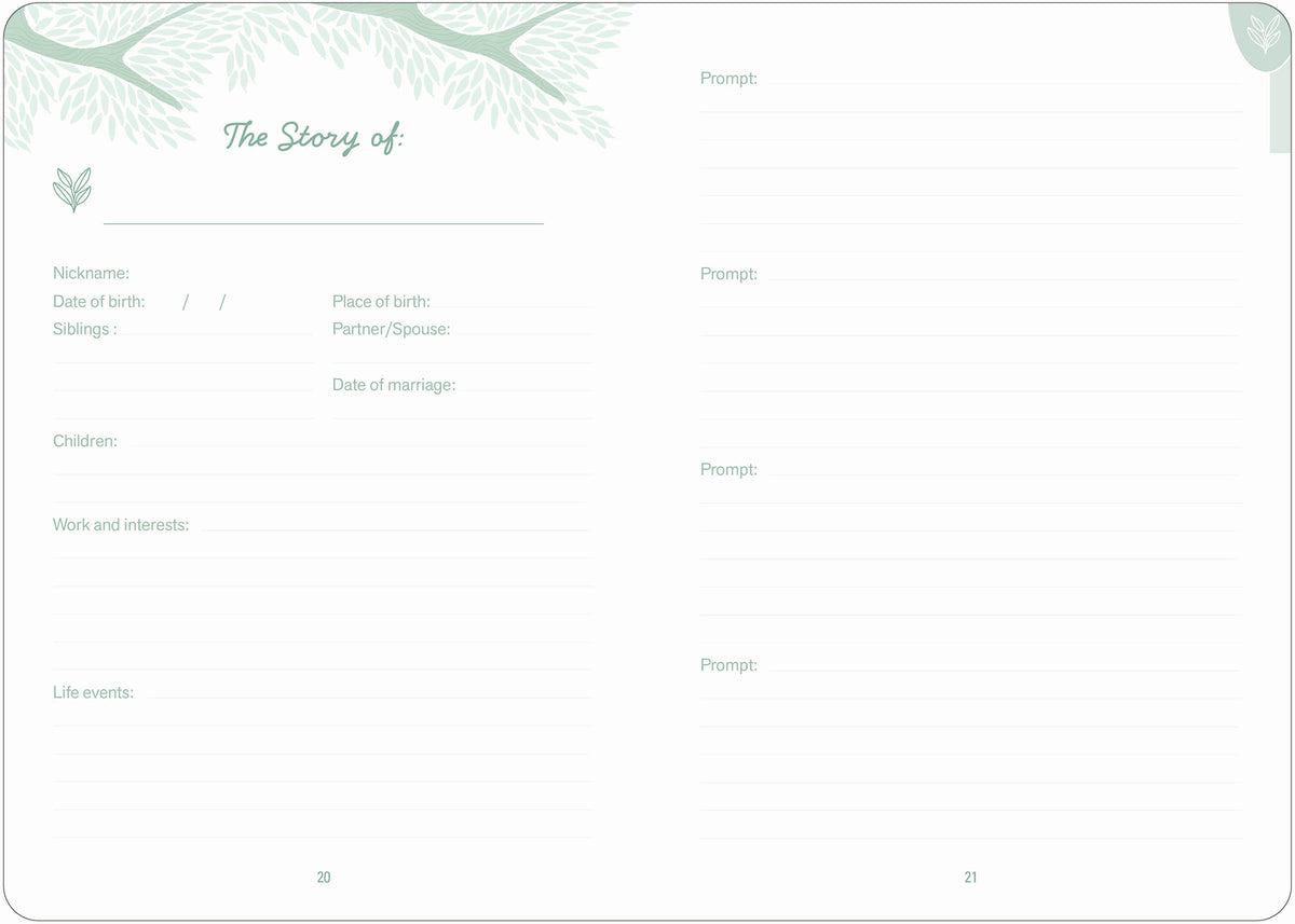 My Family Tree A Keepsake Journal
