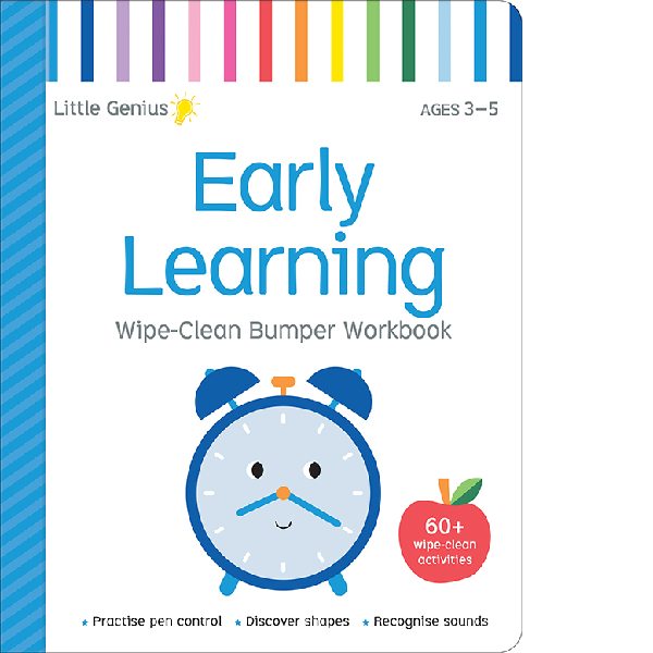 Little Genius Early Learning Bumper Wipe Clean Book
