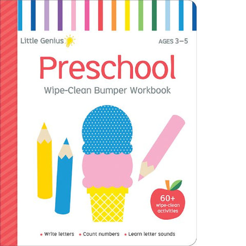 Little Genius Preschool Bumper Wipe Clean Book