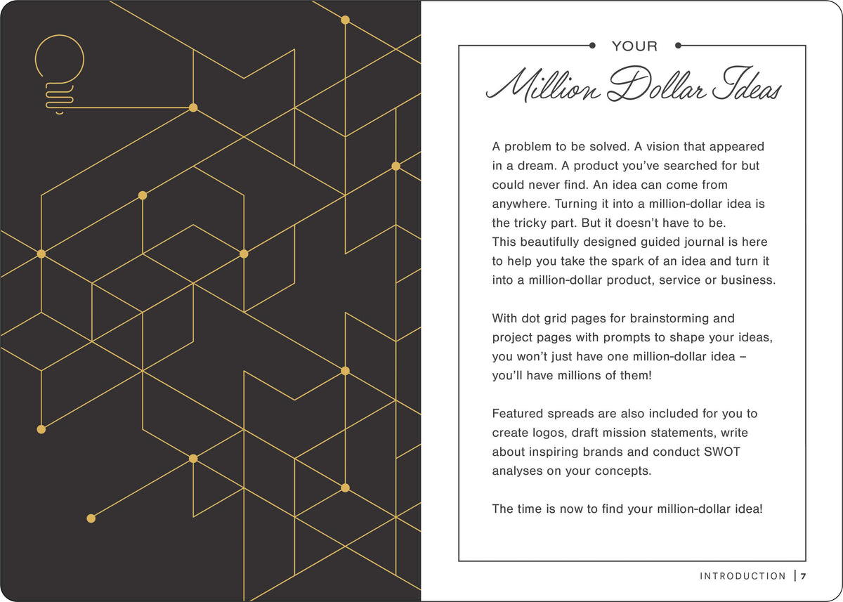 Million Dollar Ideas Journal