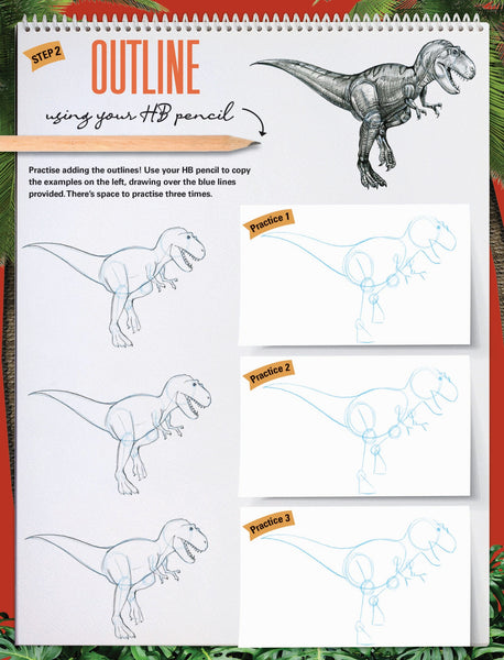 How To Draw Dinosaurs Garry Fleming Activity Kit