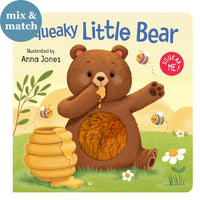 Squeaky Little Bear Plush Board Book
