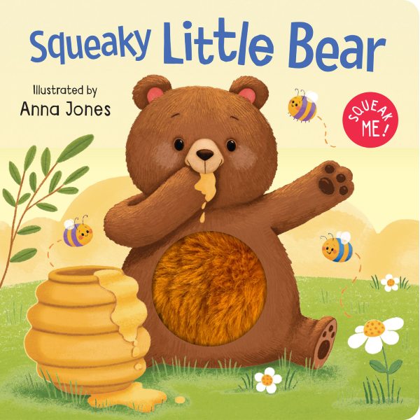 Squeaky Little Bear Plush Board Book