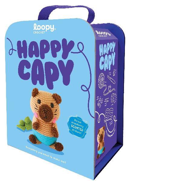 Happy Capy Crochet Book & Kit