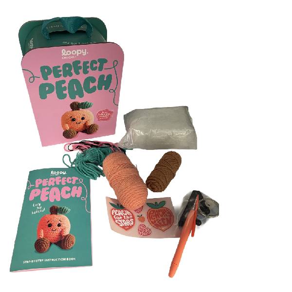 Perfect Peach Crochet Book & Kit