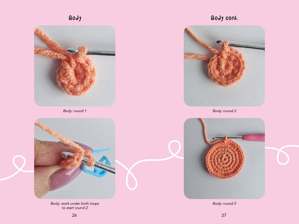 Perfect Peach Crochet Book & Kit