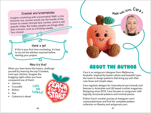 Perfect Peach Crochet Book & Kit