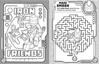 Iron Man & his Awesome Friends Mega Colouring Book