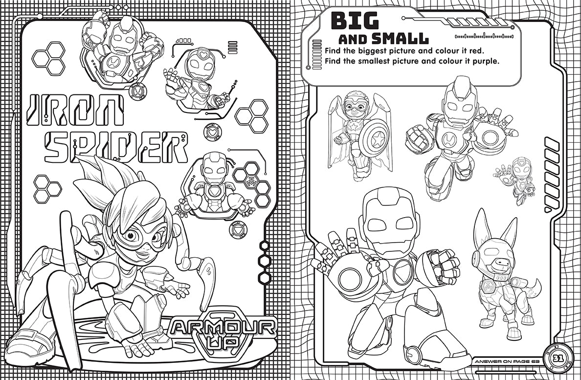 Iron Man & his Awesome Friends Mega Colouring Book