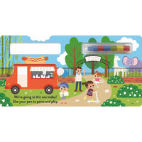 At The Zoo Magic Painting Board Book