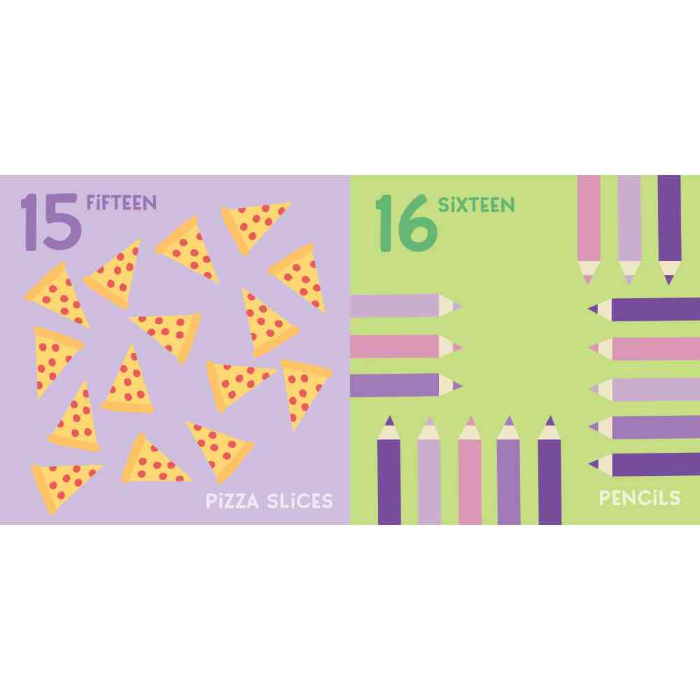 My First Book of Numbers Padded Learning Board
