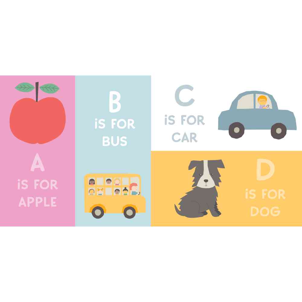 My First Book Of Alphabet Padded Learning Board