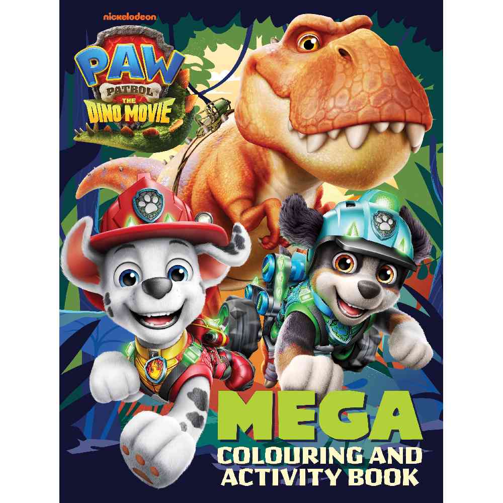 PAW Patrol The Dino Movie -Mega Colouring Book