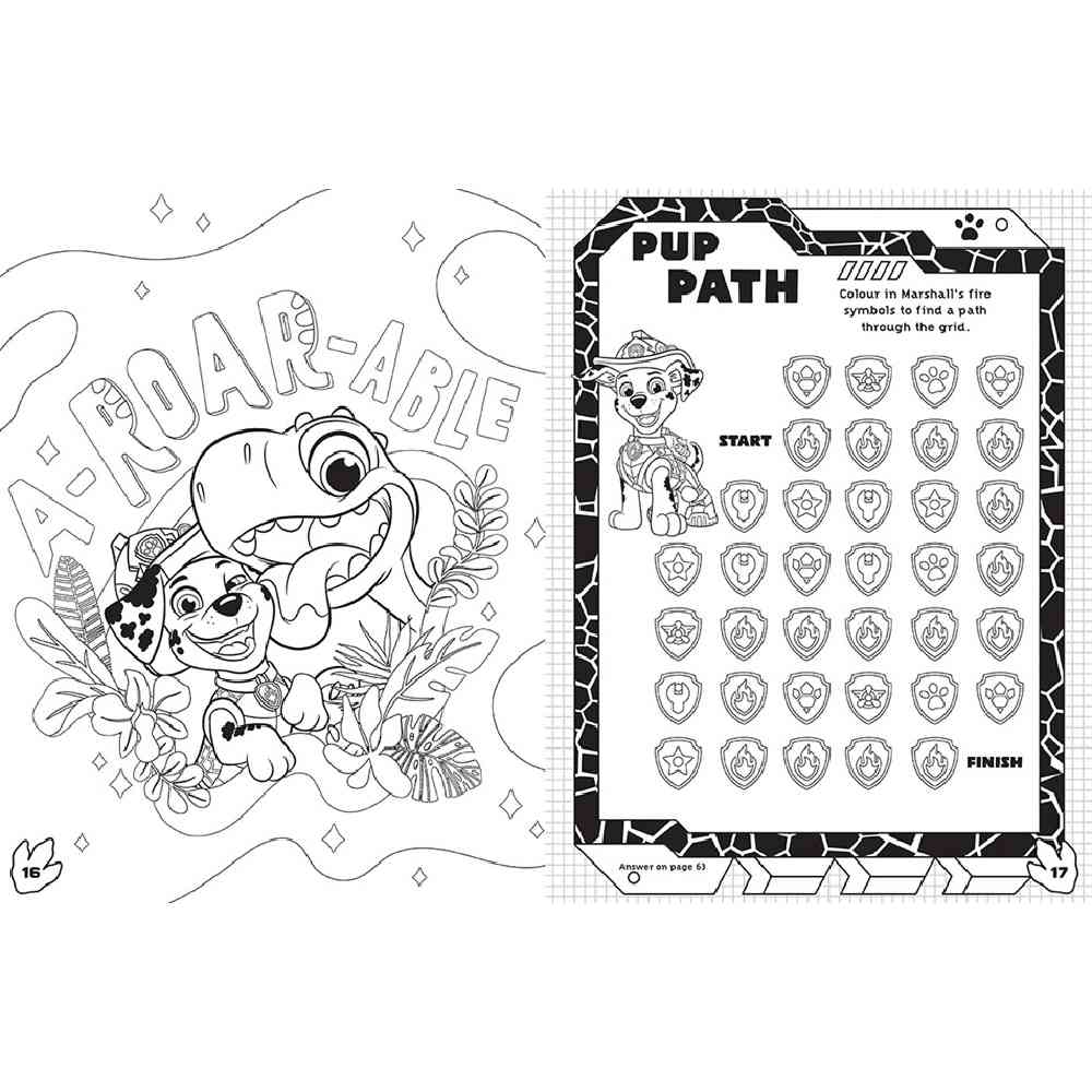 PAW Patrol The Dino Movie -Mega Colouring Book