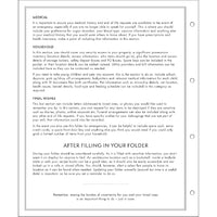 Just in Case  Document Folio