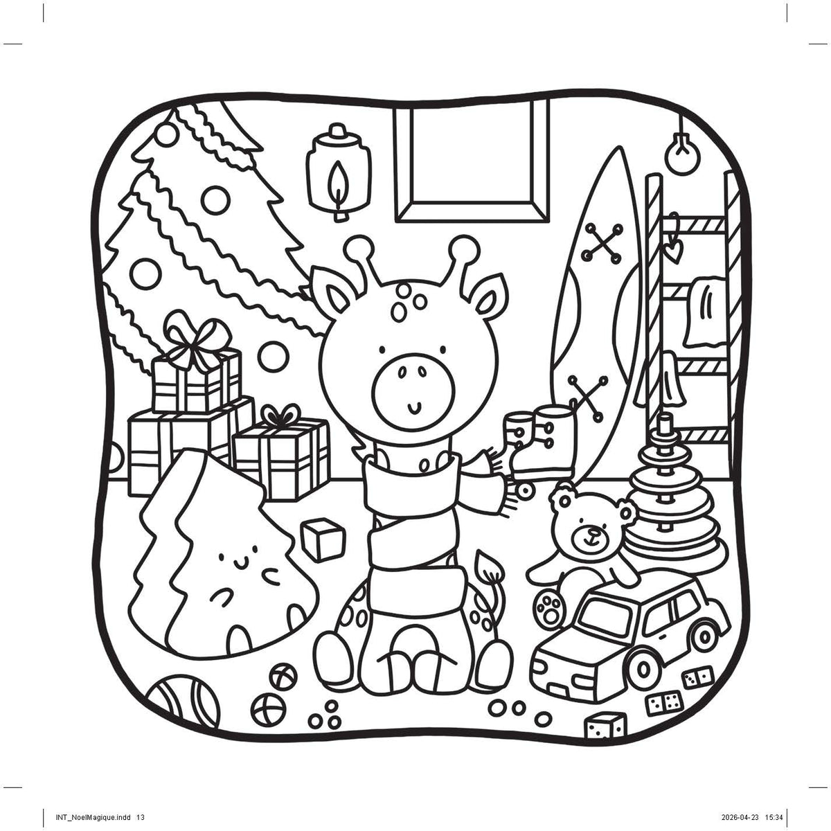 Countdown to Christmas Colouring Pad