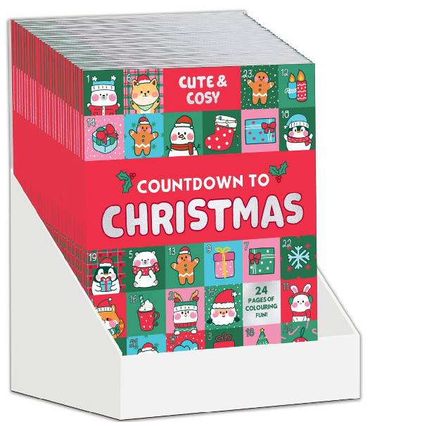 Countdown to Christmas Colouring Pad Backorder Available October