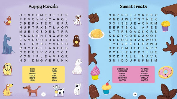 Smart Kids Cool Wordsearch Puzzles