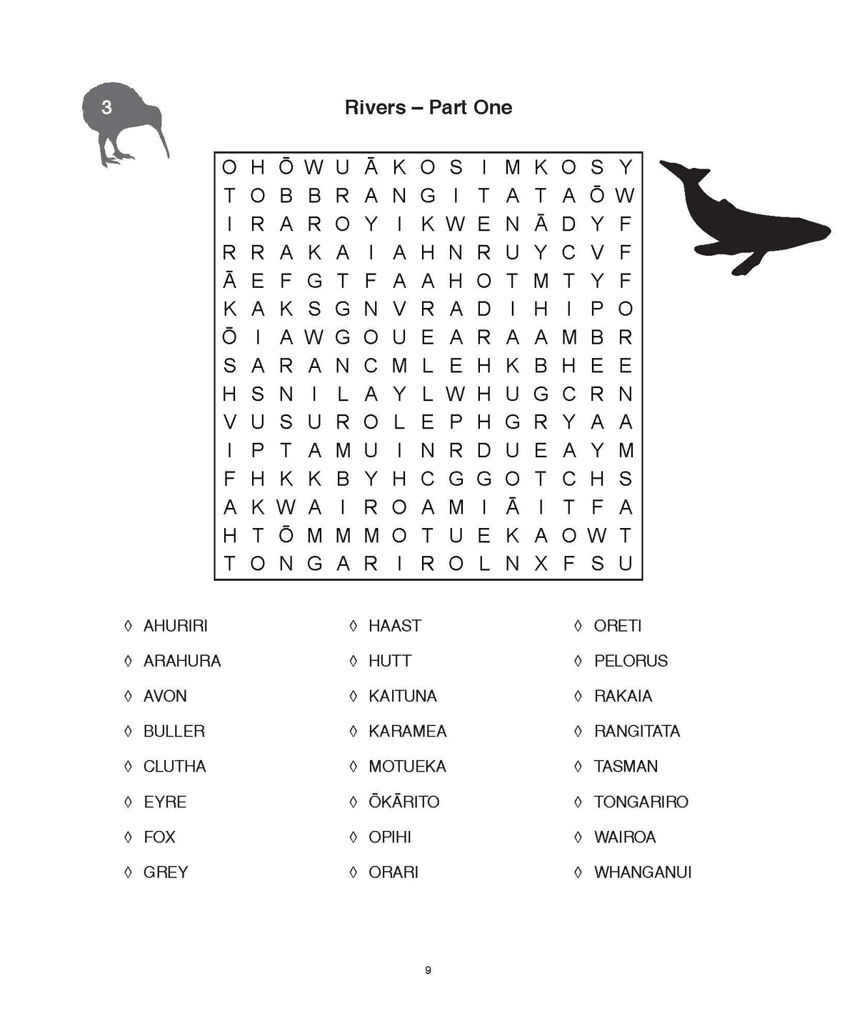 Kiwi Wordsearch  Puzzle Book
