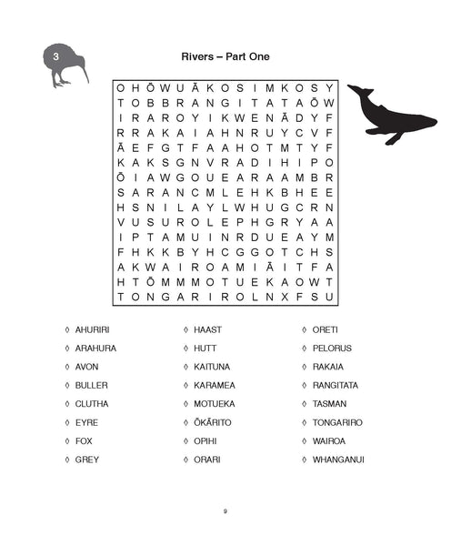 Kiwi Wordsearch  Puzzle Book
