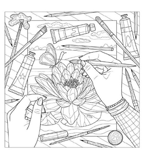 Wonderfully Creative Colouring Book