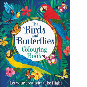 Birds and Butterflies Colouring Book