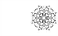 Large Print Floral Colouring Book