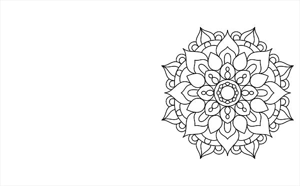 Large Print Floral Colouring Book