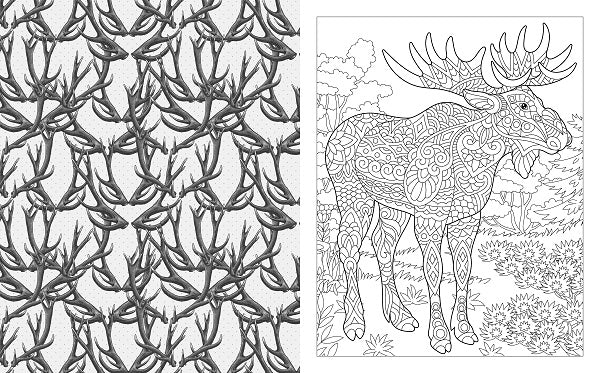 The Wild Animals Colouring Book