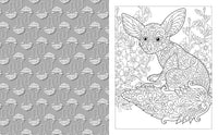 The Wild Animals Colouring Book