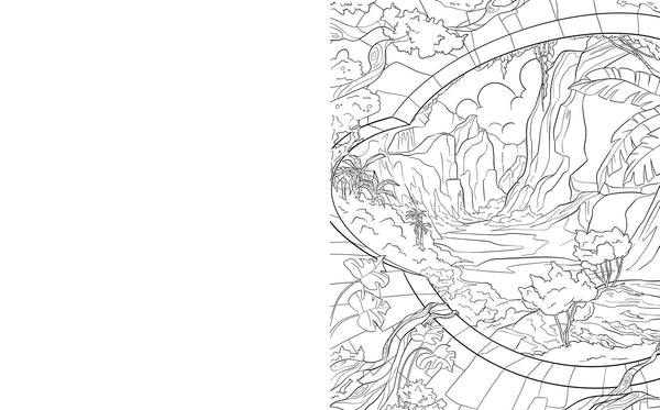 Magical Landscapes Colouring Book