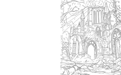 Magical Landscapes Colouring Book