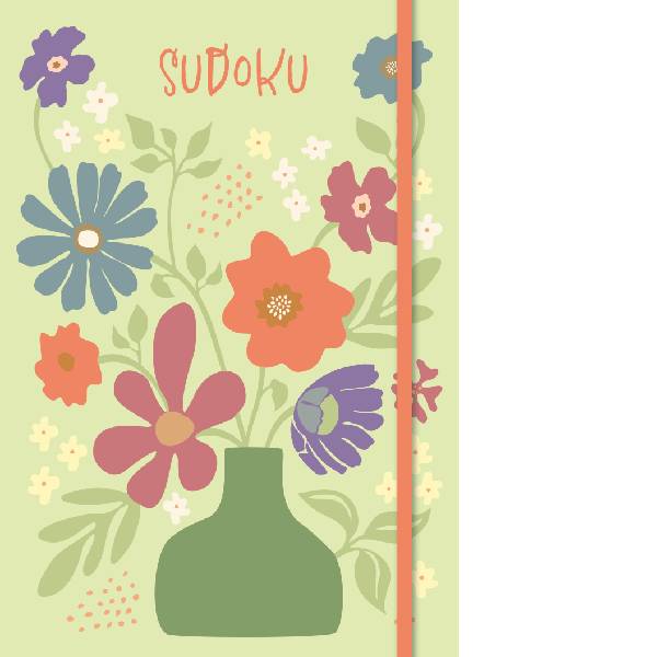 Sudoku  Puzzle Book Green Vase