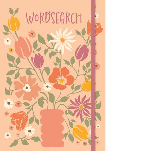 Wordsearch  Puzzle Book Peach Vase