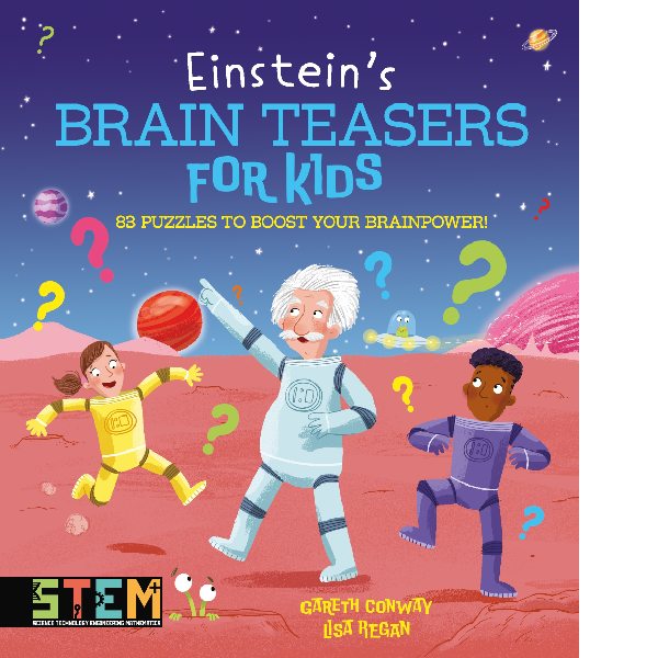 Einsteins Brain Teasers for Kids - Available 18th March