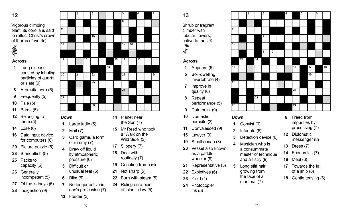 Kew Gardens Large Print Crossword