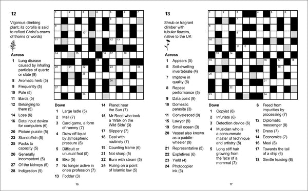 Kew Gardens Large Print Crossword