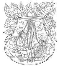 Pocket Worlds Colouring Book