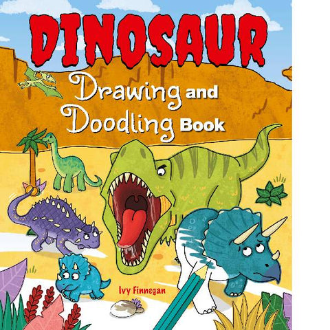 Dinosaur Drawing Doodling & Colouring