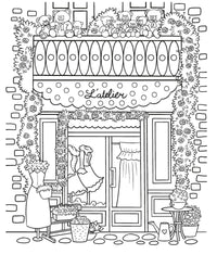 The Shop Fronts Colouring Book