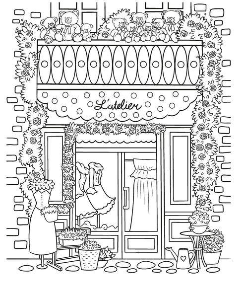 The Shop Fronts Colouring Book