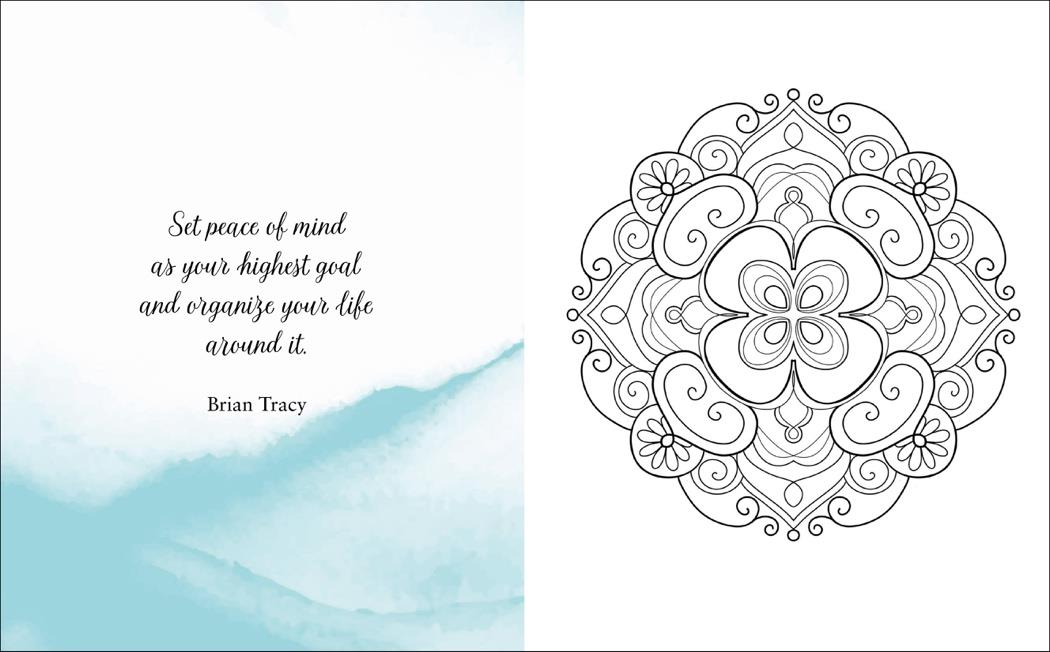 Calming Mandala Colouring Book