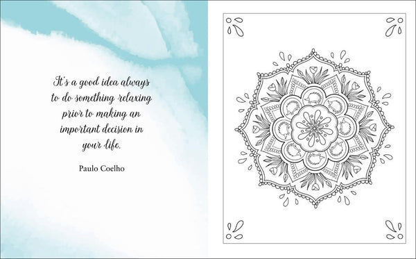 Calming Mandala Colouring Book