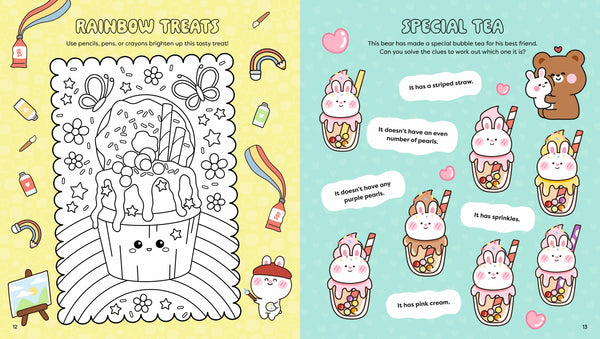 Bubble Tea Best Friends Activity Book