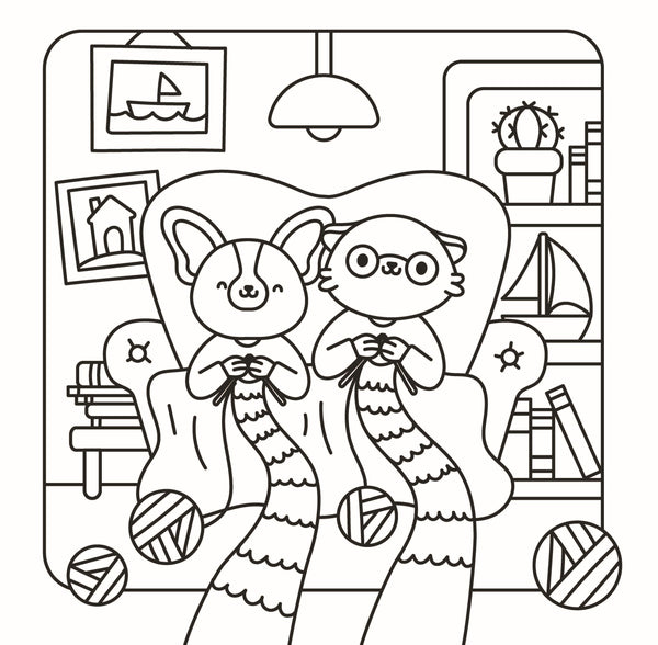 Cosy Days Colouring Corner