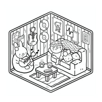 Cosy Homes Colouring Corner