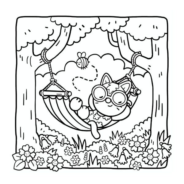 Cosy Garden Colouring Corner
