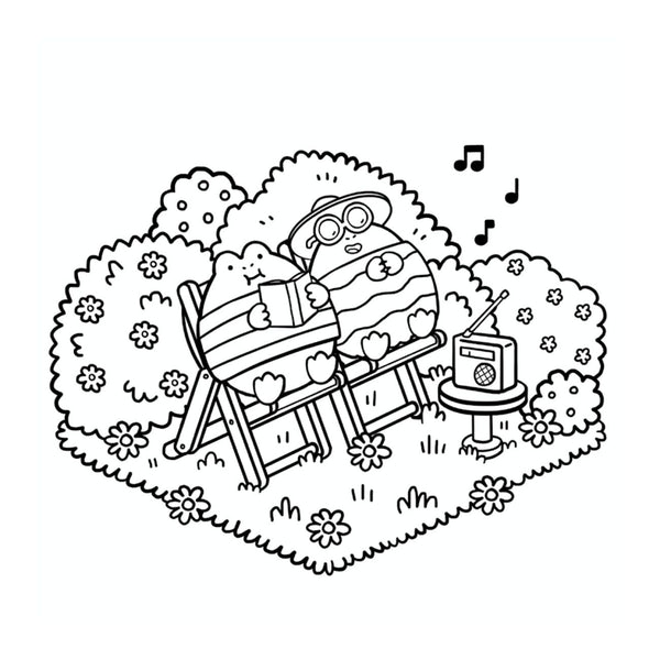 Cosy Garden Colouring Corner