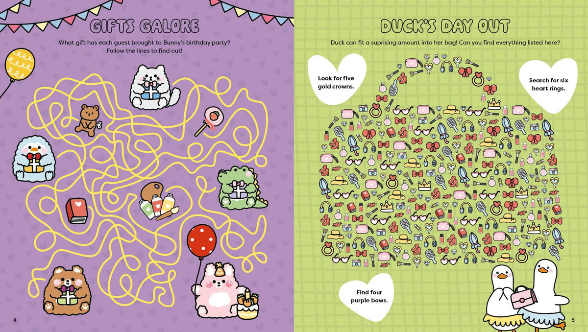 Kawaii Cuties Activity Book