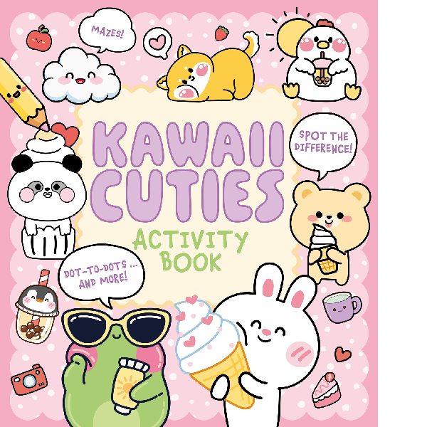 Kawaii Cuties Activity Book